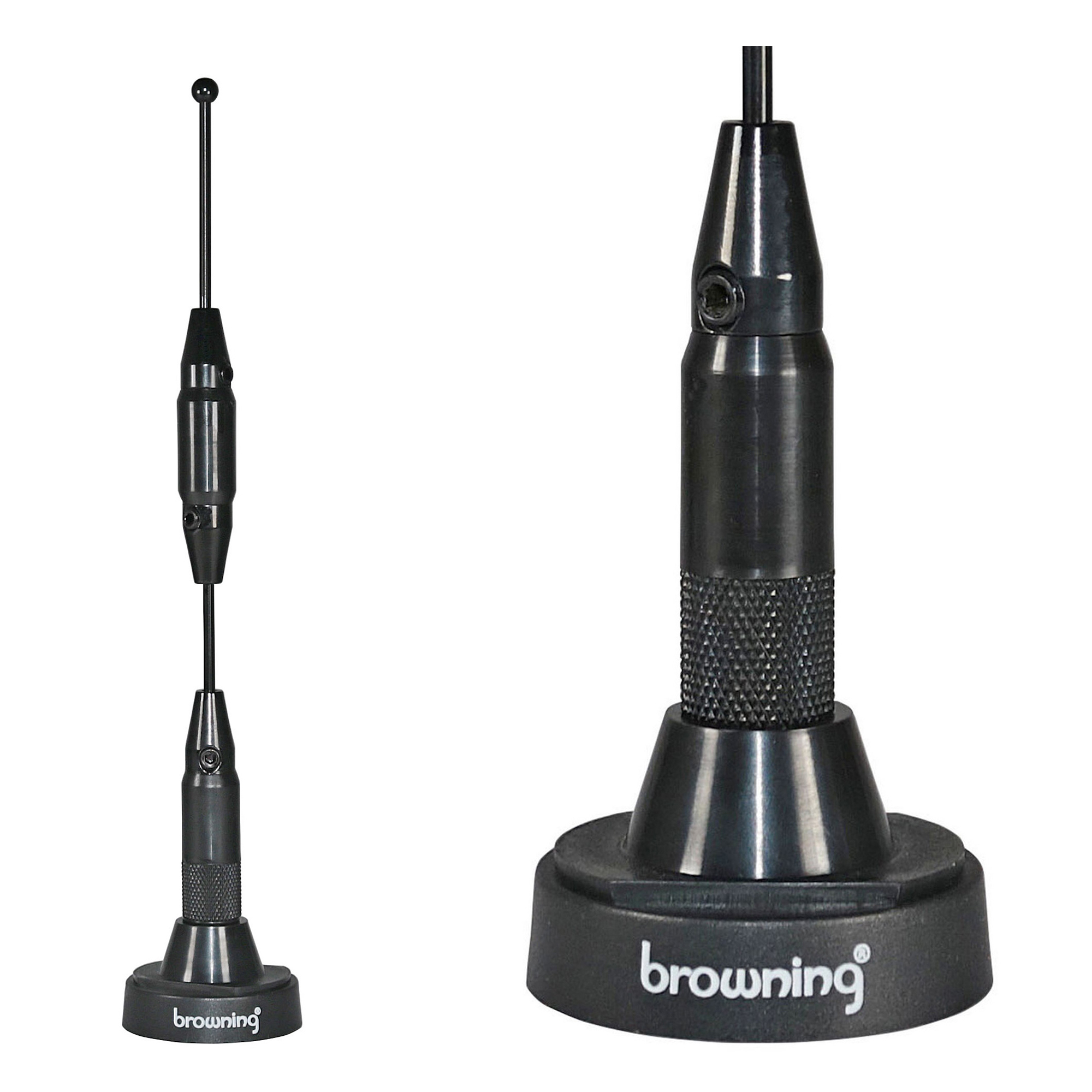 Browning 2.2 GHz to 2.9 GHz Wi-Fi Antenna — 5dBi Gain, Pre-Tuned, NMO-Mount, 8in. Height, Black Stainless Steel, Model# BR-2235